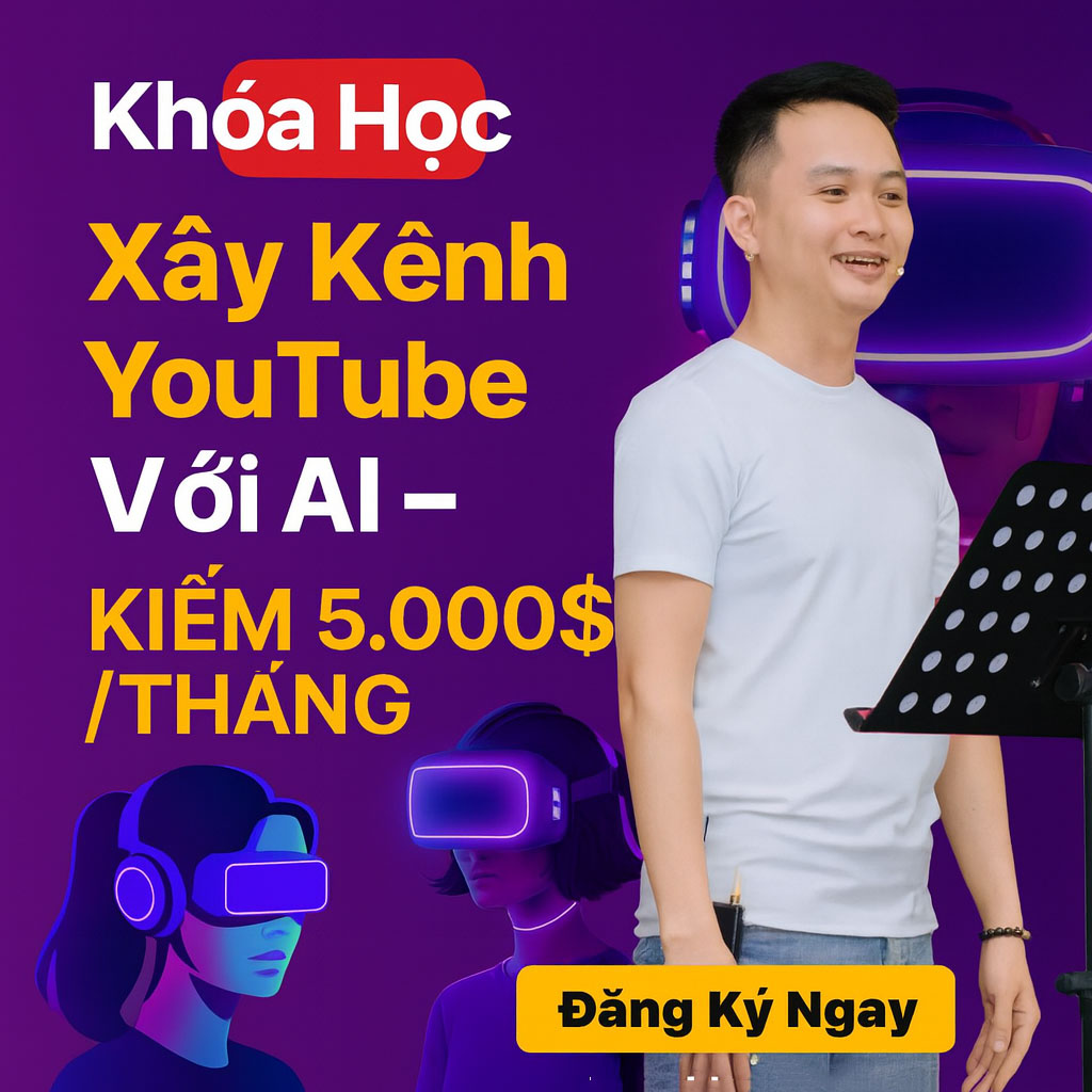 Share Khóa Học Xây Kênh YouTube Với AI – Kiếm 5.000$ Tháng cùng Bagi Academy