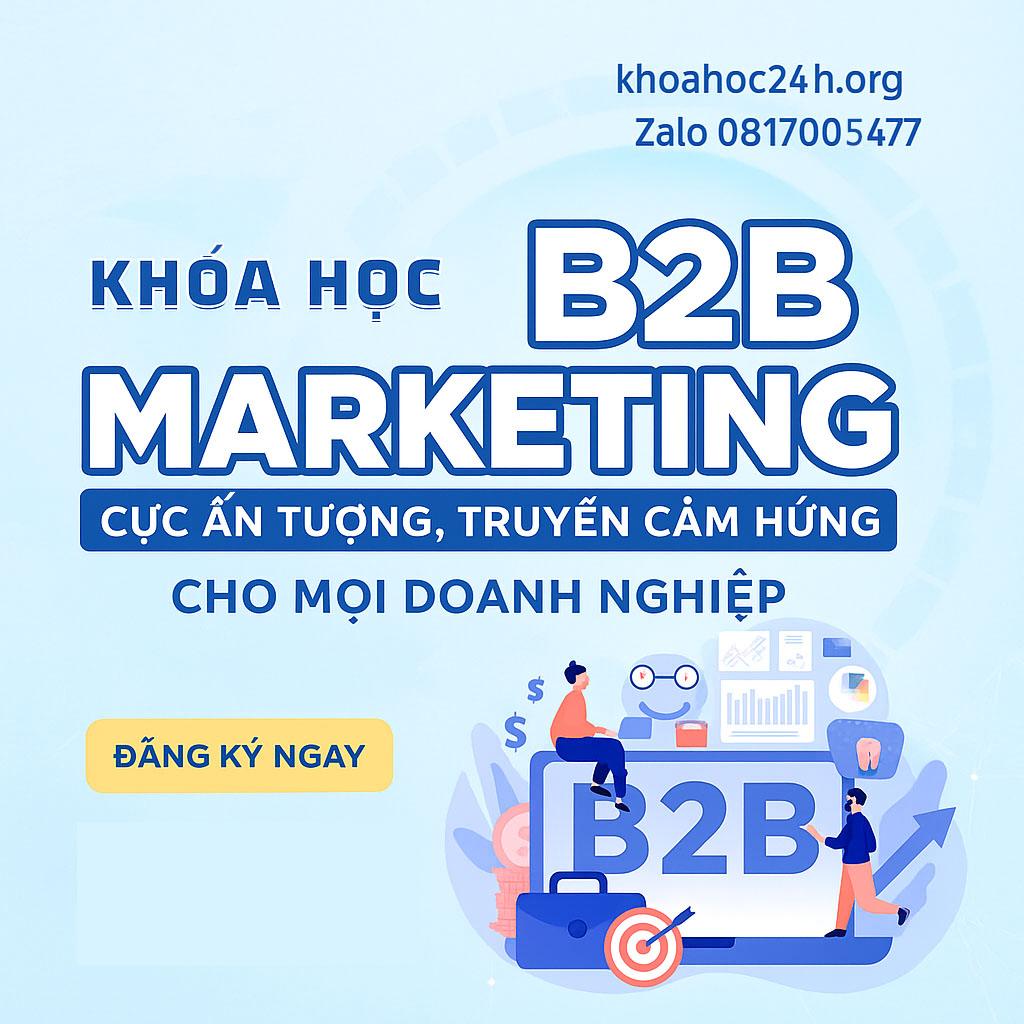 Share Khóa học Sales B2B & Marketing Đỉnh Cao