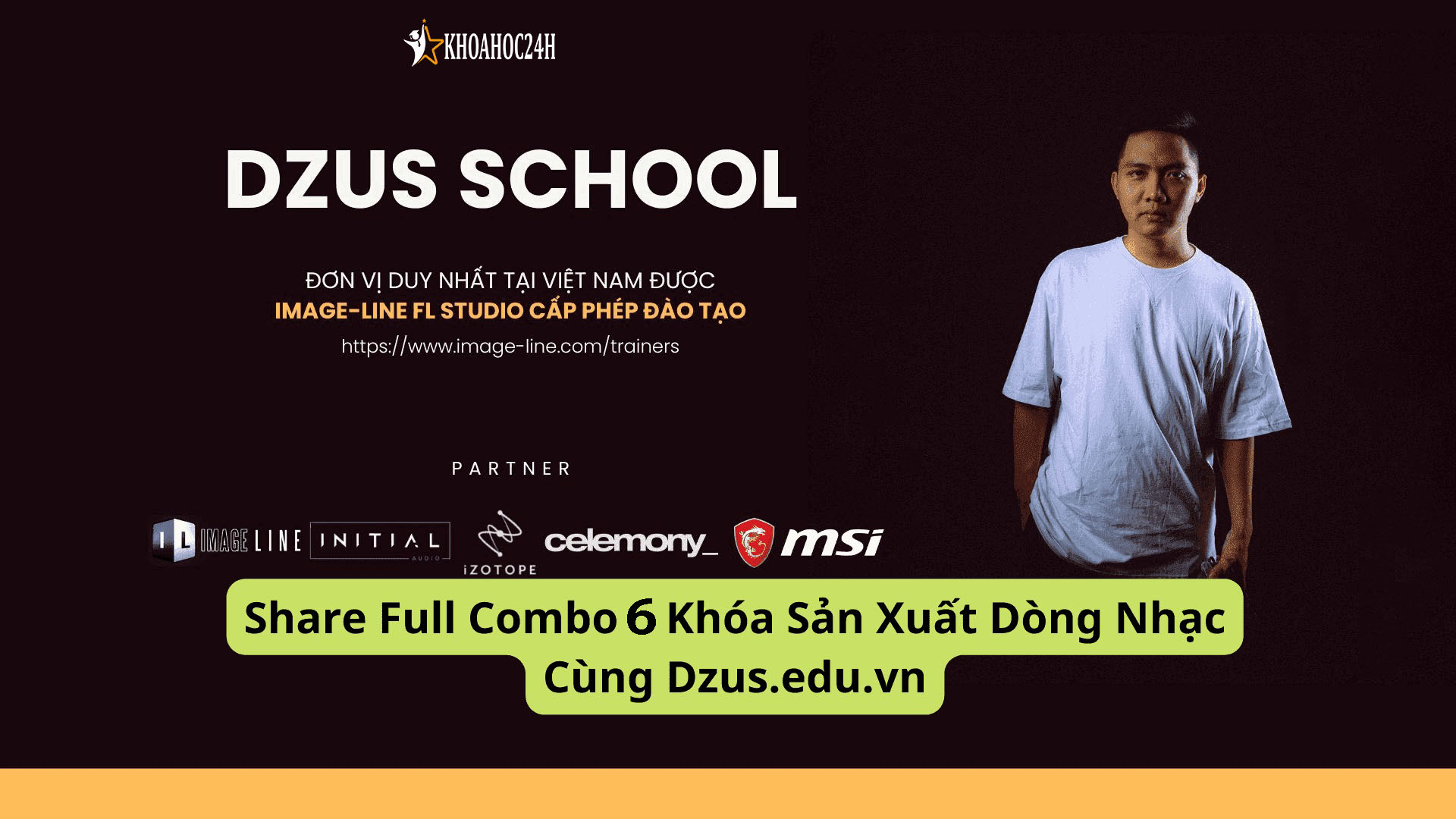 Combo 6 Khóa Học Sản Xuất Dòng Nhạc Cùng Dzus.edu