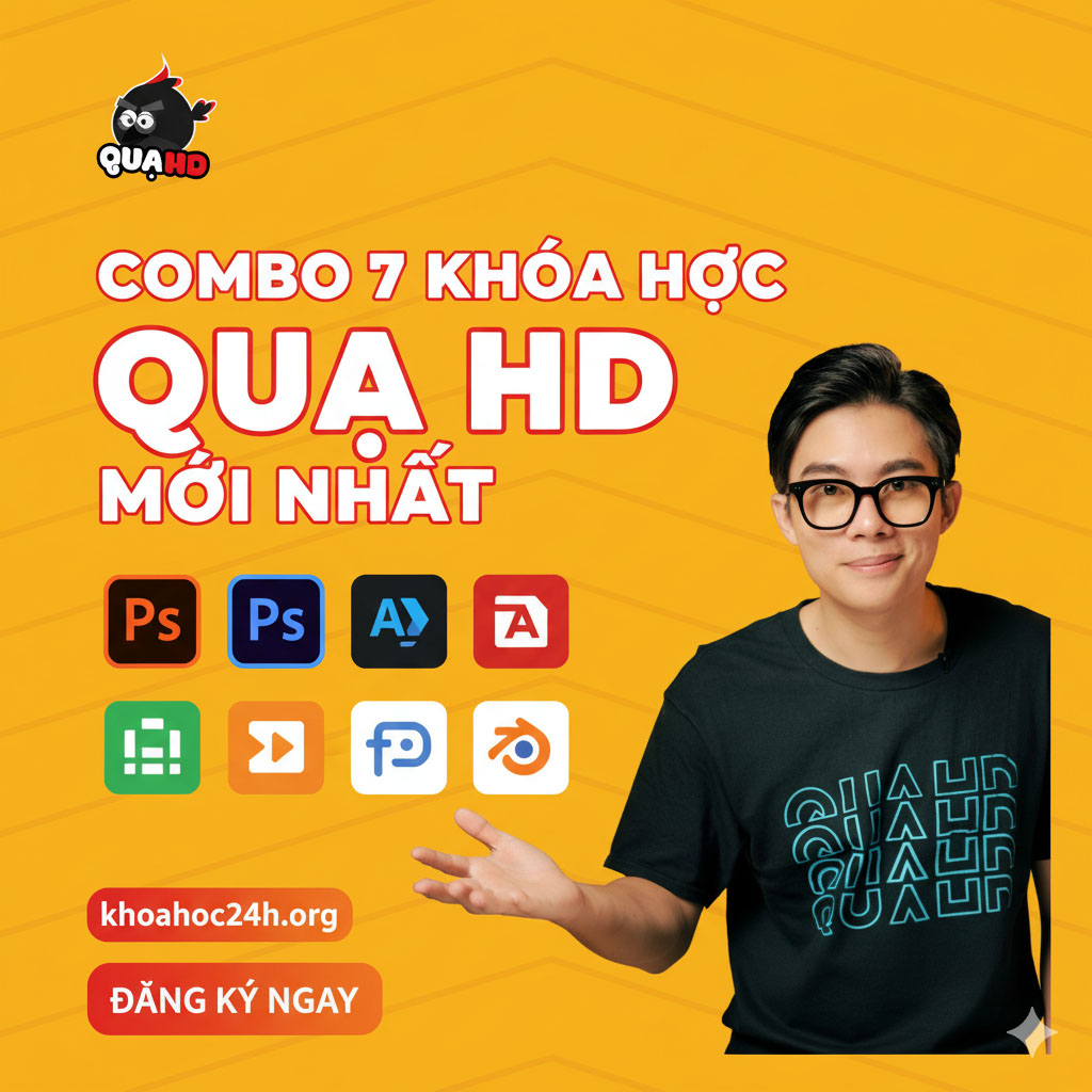 Combo 7 Khóa Học Quạ HD Mới Nhất