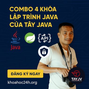 Combo Các Khóa Học Lập Trình Java Của Tây Java