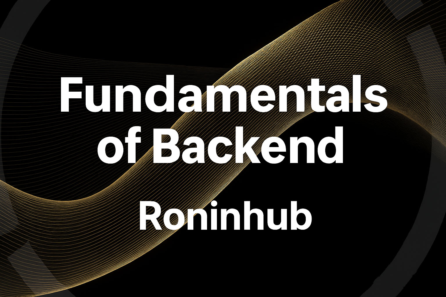 Khóa Học Backend Java Cơ Bản Fundamental Backend Roninhub