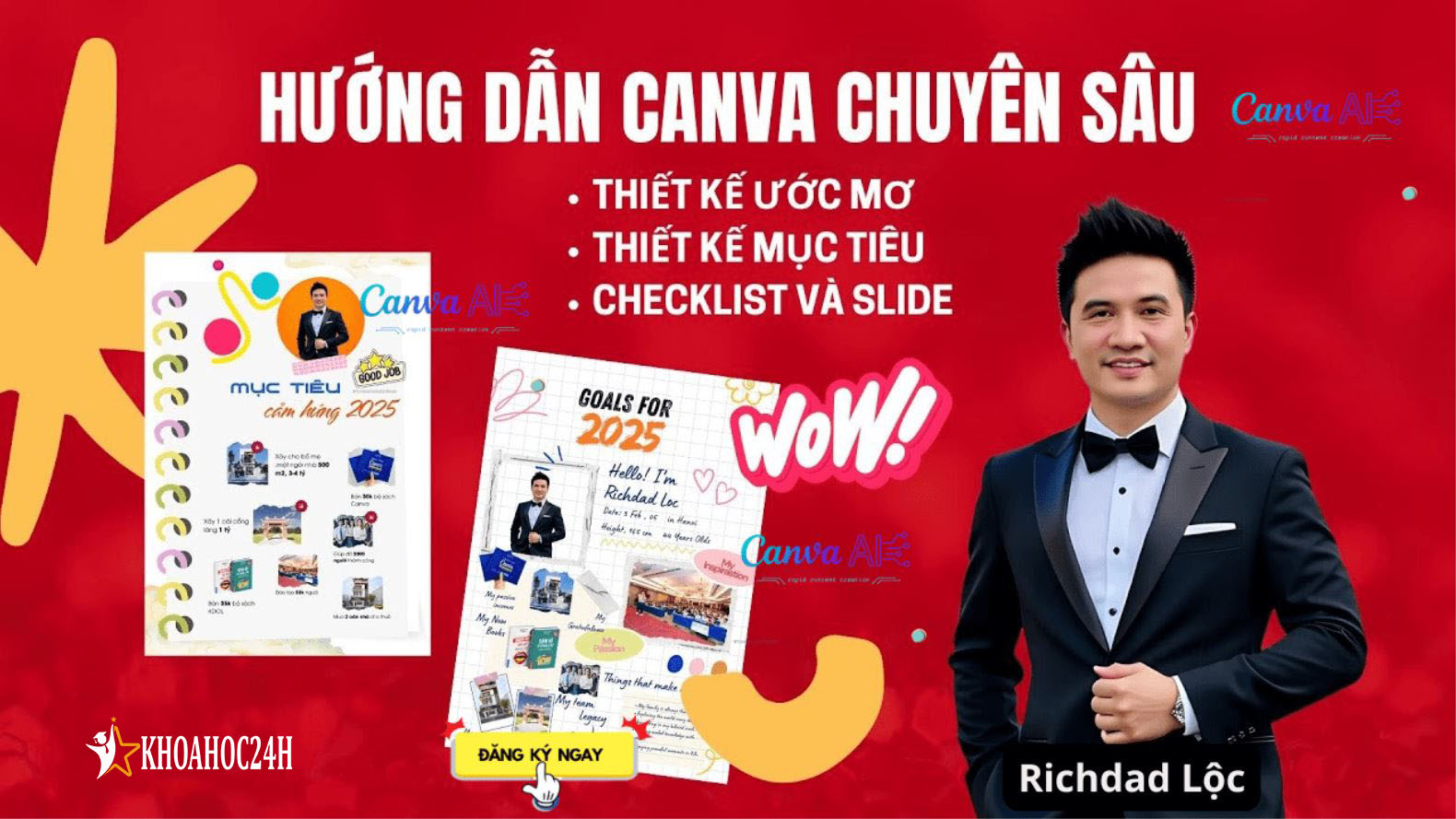 Khóa Học Canva AI 2025 Chuyên Sâu – Richdad Lộc