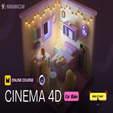 Khóa Học Cinema 4D Cơ Bản 3D Modeling Lighting Rendering