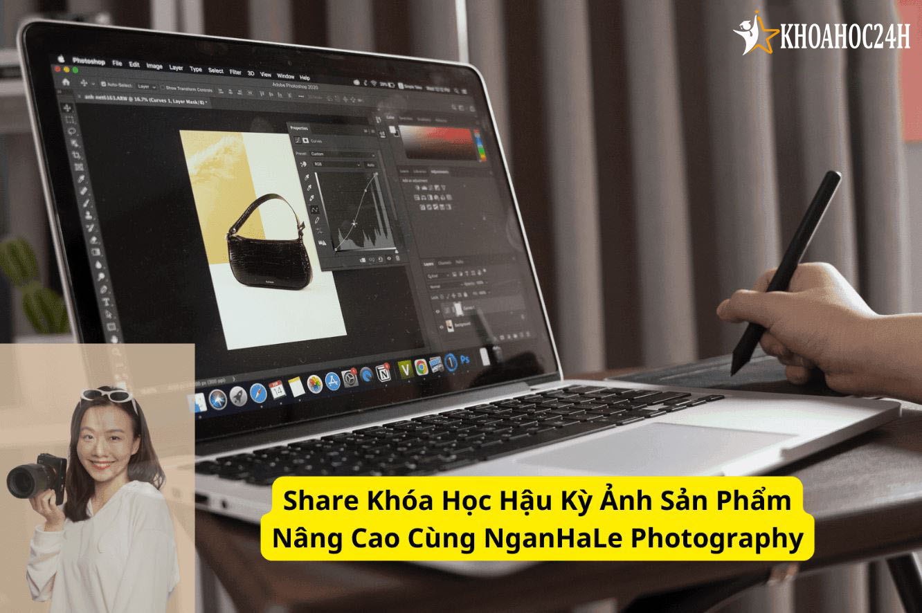 Khóa Học Hậu Kỳ Ảnh Sản Phẩm Nâng Cao Cùng NganHaLe Photography