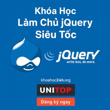Khóa Học Làm Chủ jQuery Siêu Tốc – Phan Văn Cương Unitop