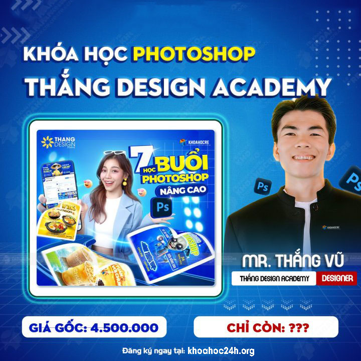 Khóa Học Photoshop Thắng Design Academy 2025 Khóa Học Photoshop Thắng Design Academy 2025