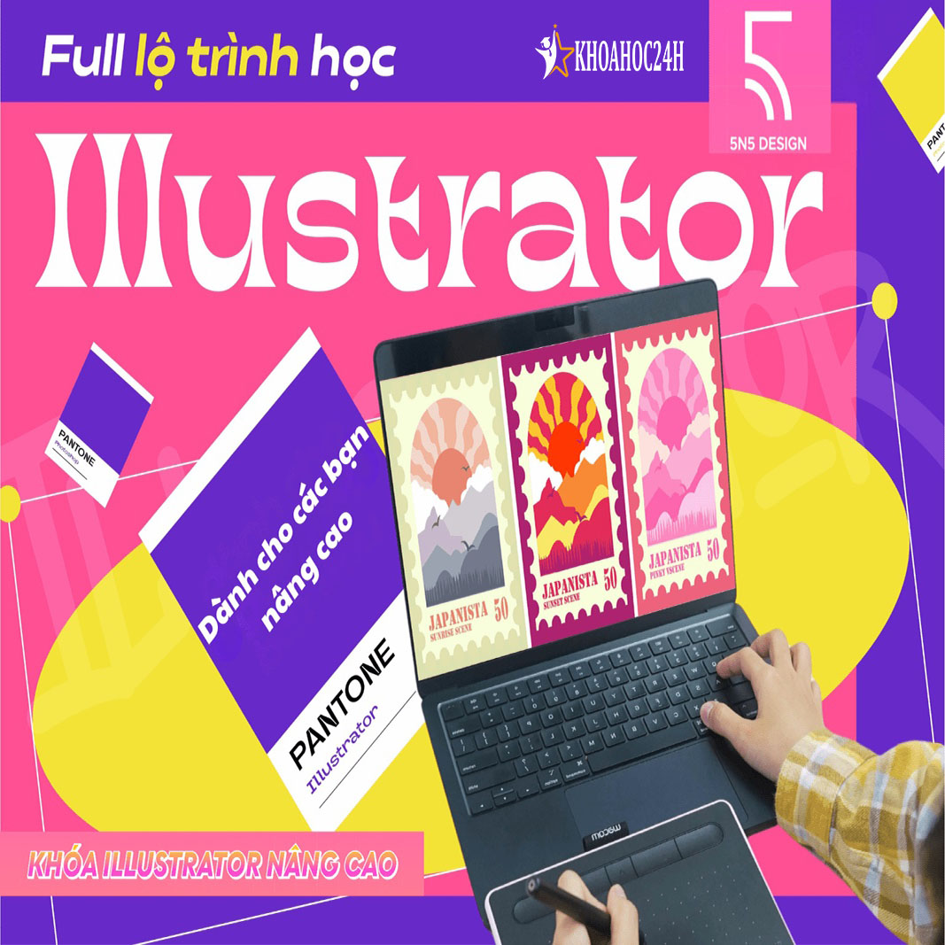 Share Khóa Học Illustrator Nâng Cao Mới Nhất Cùng 5N5 Design