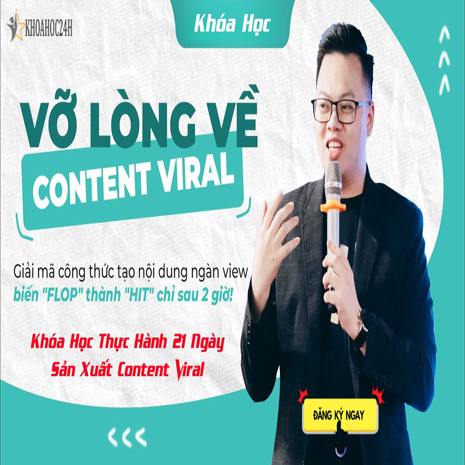 Share Khóa Học Thực Hành 21 Ngày Sản Xuất Content Viral Cùng Nghề Content