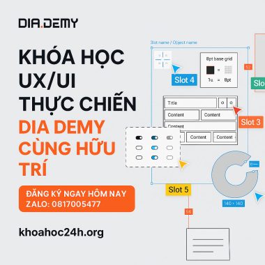 Share Khóa Học UXUI Thực Chiến Dia Demy cùng Hữu Trí