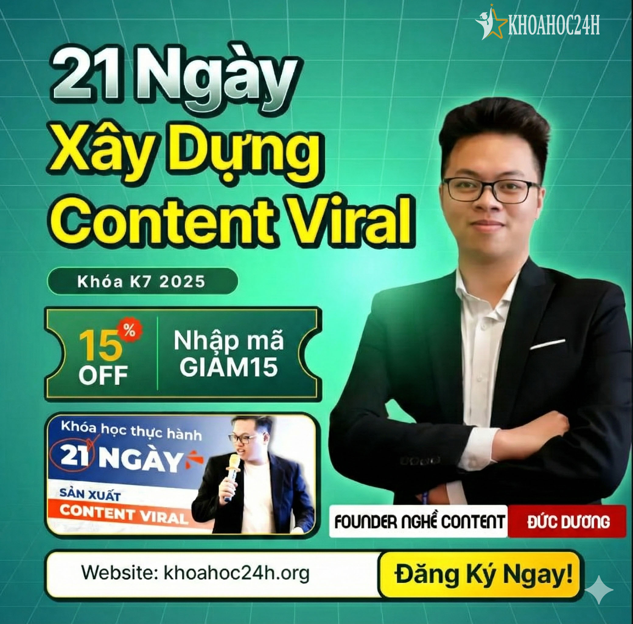 Khóa Học 21 Ngày Xây Kênh Tiktok Toàn Diện K7 Mới Nhất 2025 Khóa Học 21 Ngày Xây Kênh Tiktok Toàn Diện K7 Mới Nhất 2025