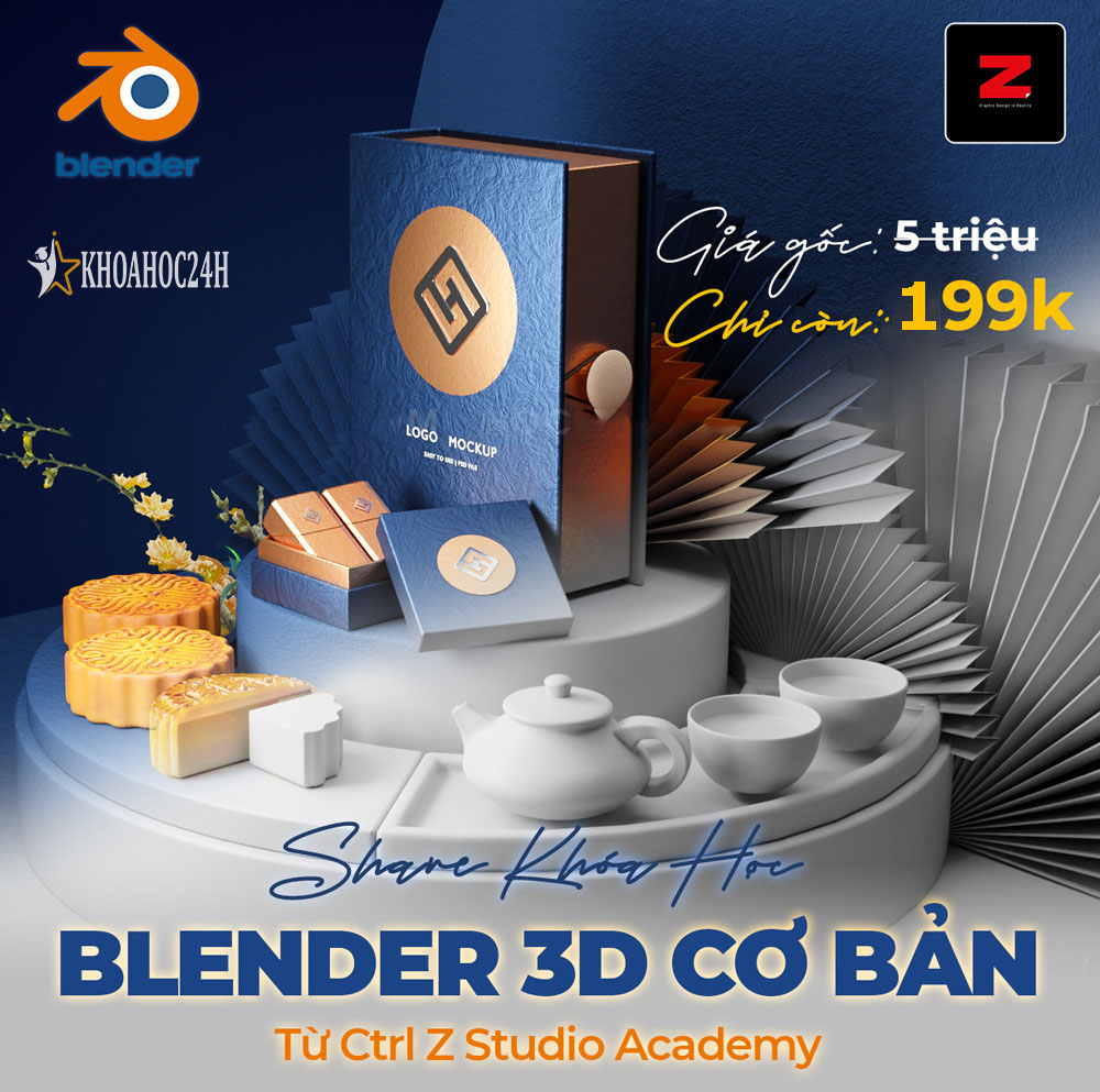 Khóa Học 3D Blender Cơ Bản Ctrl Z Studio Khóa Học 3D Blender Cơ Bản Ctrl Z Studio