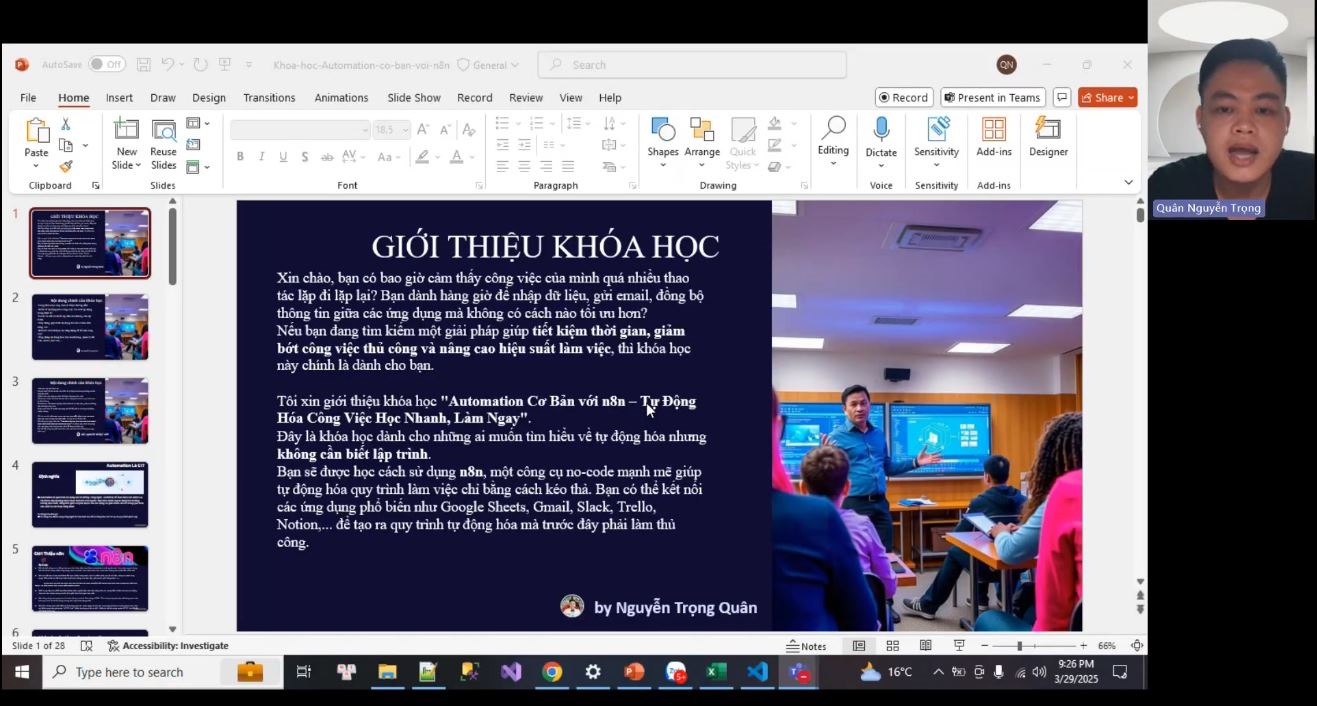 Khóa Học Ai Automation Cơ Bản Với N8N