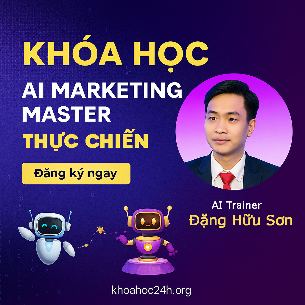 Khóa Học Ai Marketing Master Thực Chiến Đặng Hữu Sơn Khóa Học Ai Marketing Master Thực Chiến Đặng Hữu Sơn