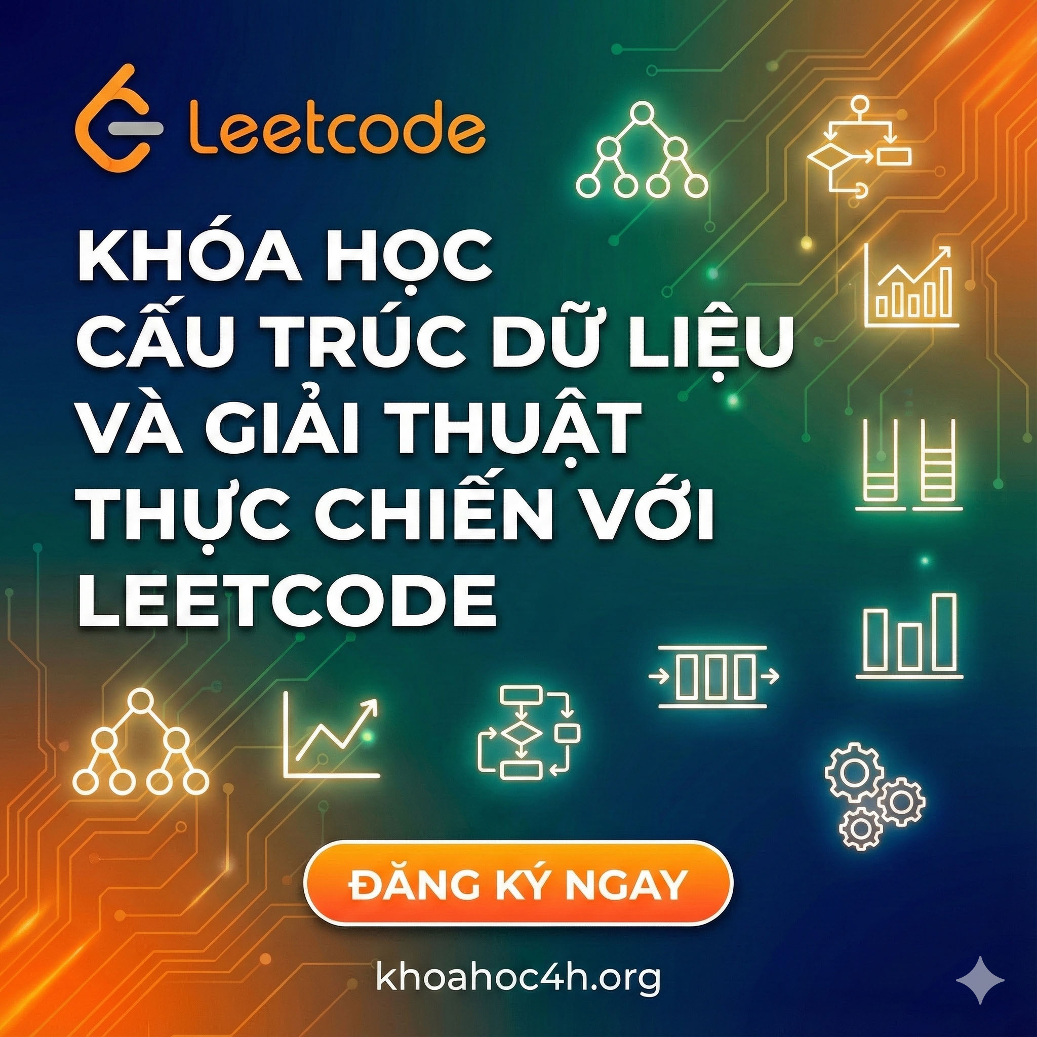 Khóa Học Cấu Trúc Dữ Liệu Và Giải Thuật Thực Chiến Với Leetcode Khóa Học Cấu Trúc Dữ Liệu Và Giải Thuật Thực Chiến Với Leetcode