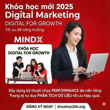 Khóa Học Digital Marketing Mindx Mới Nhất