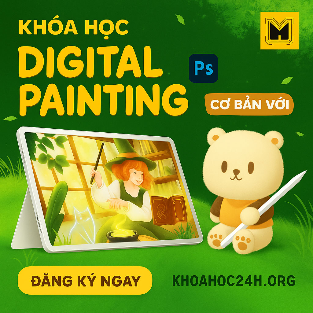 Khóa Học Digital Painting Cơ Bản Với Adobe Photoshop Monsterlap Khóa Học Digital Painting Cơ Bản Với Adobe Photoshop Monsterlap