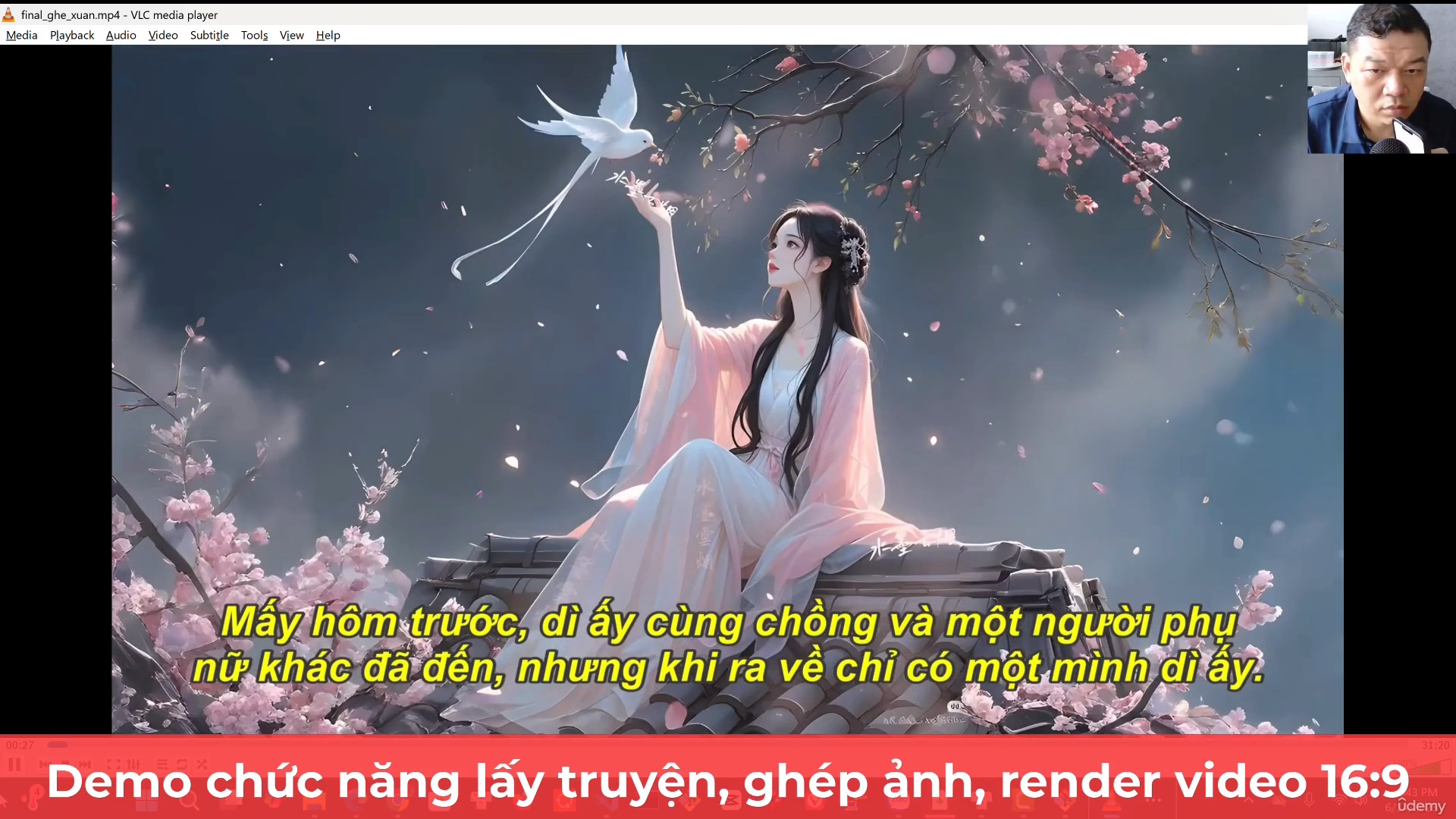 Khóa Học Dựng Video Dịch Phim, Truyện Nhanh Gọn Bằng Capcut,Ai,Python