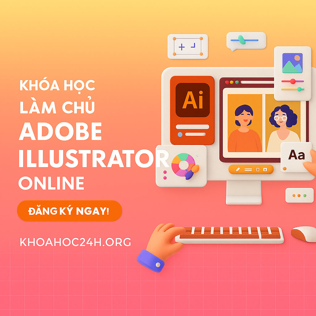 Khóa Học Làm Chủ Adobe Illustrator Online Từ Cơ Bản Đến Nâng Cao Của ColorMe Khóa Học Làm Chủ Adobe Illustrator Online Từ Cơ Bản Đến Nâng Cao Của ColorMe