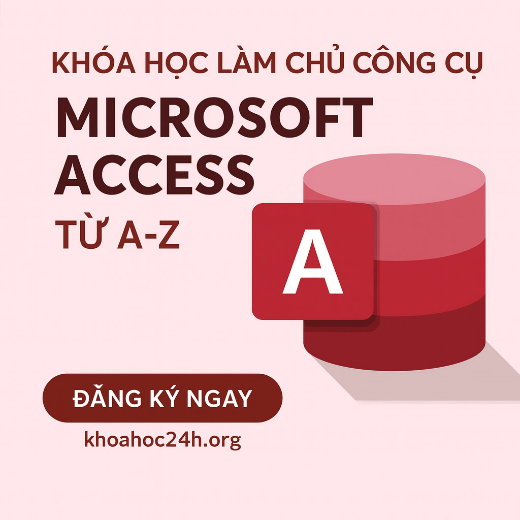 Khóa Học Làm Chủ Công Cụ Microsoft Access Từ A-Z Khóa Học Làm Chủ Công Cụ Microsoft Access Từ A-Z