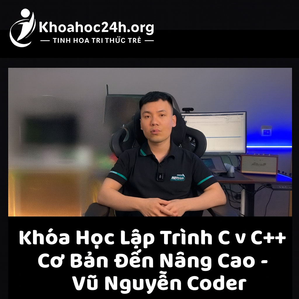 Khoá Học Lập Trình C và C++ Vũ Nguyễn Coder Khoá Học Lập Trình C và C++ Vũ Nguyễn Coder