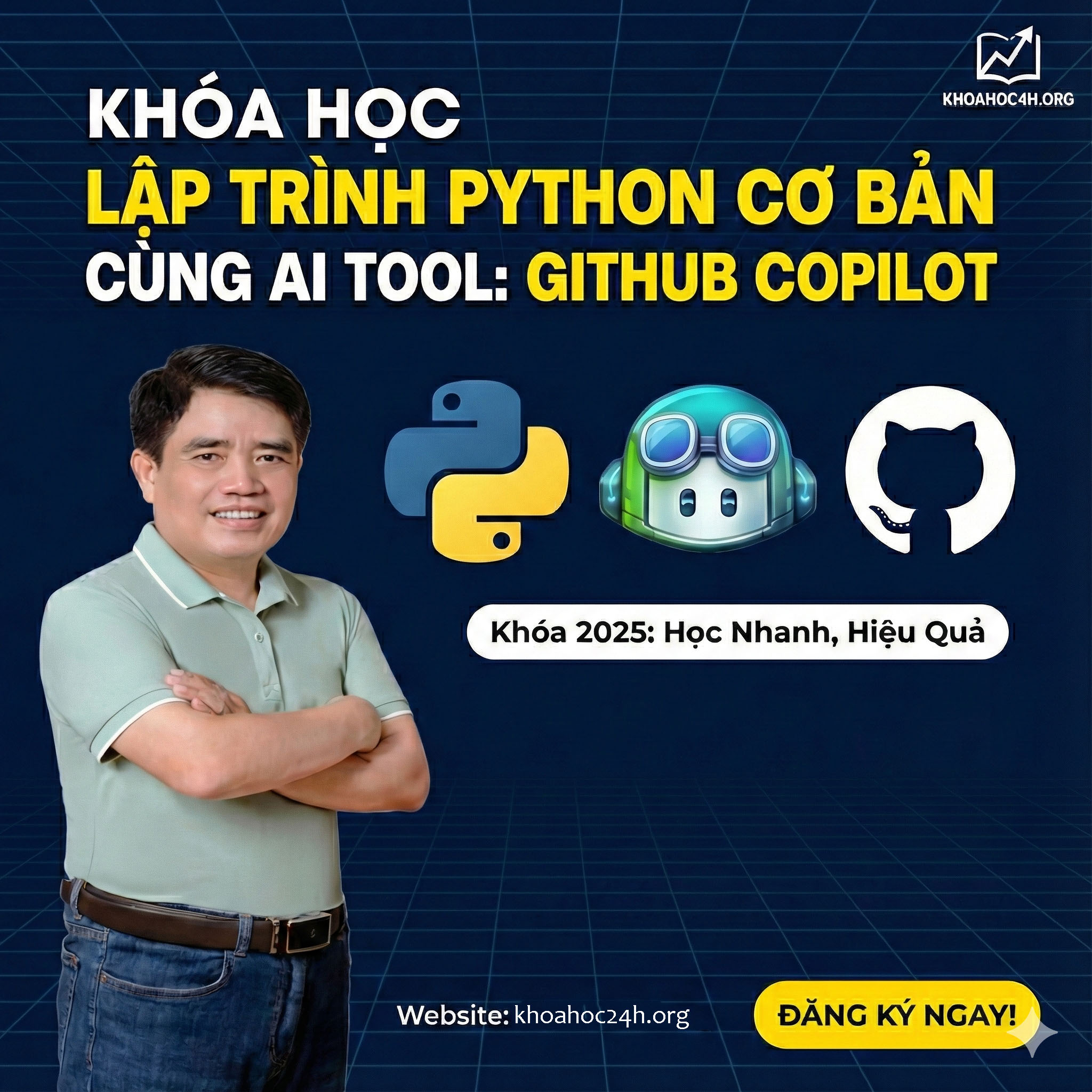 Khóa Học Lập Trình Python Cơ Bản Cùng Ai Tool Github Copilot Khóa Học Lập Trình Python Cơ Bản Cùng Ai Tool Github Copilot