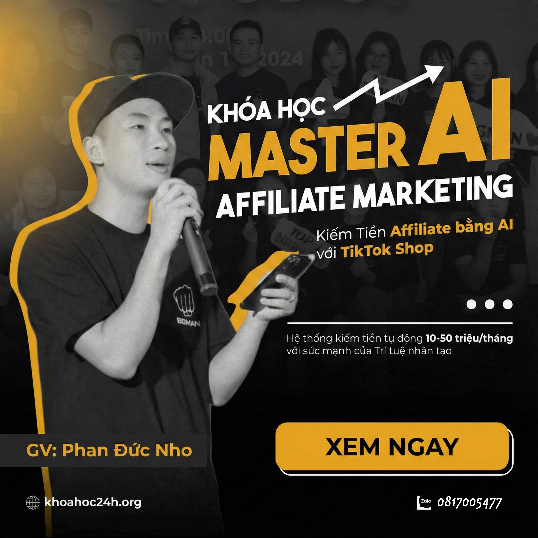 Khóa Học Master AI Affiliate Marketing Phan Đức Nho