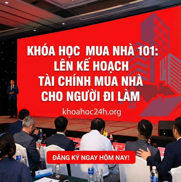 Khóa Học Mua Nhà 101: Lên Kế Hoạch Tài Chính Mua Nhà Cho Người Đi Làm