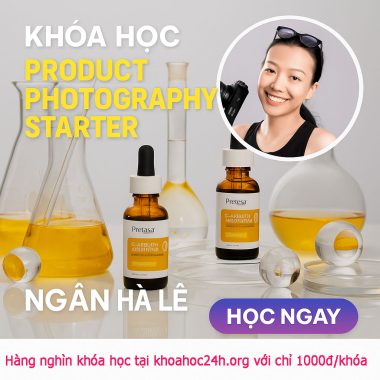 Khóa Học Ngân Hà Lê Photo Product Photography Starter
