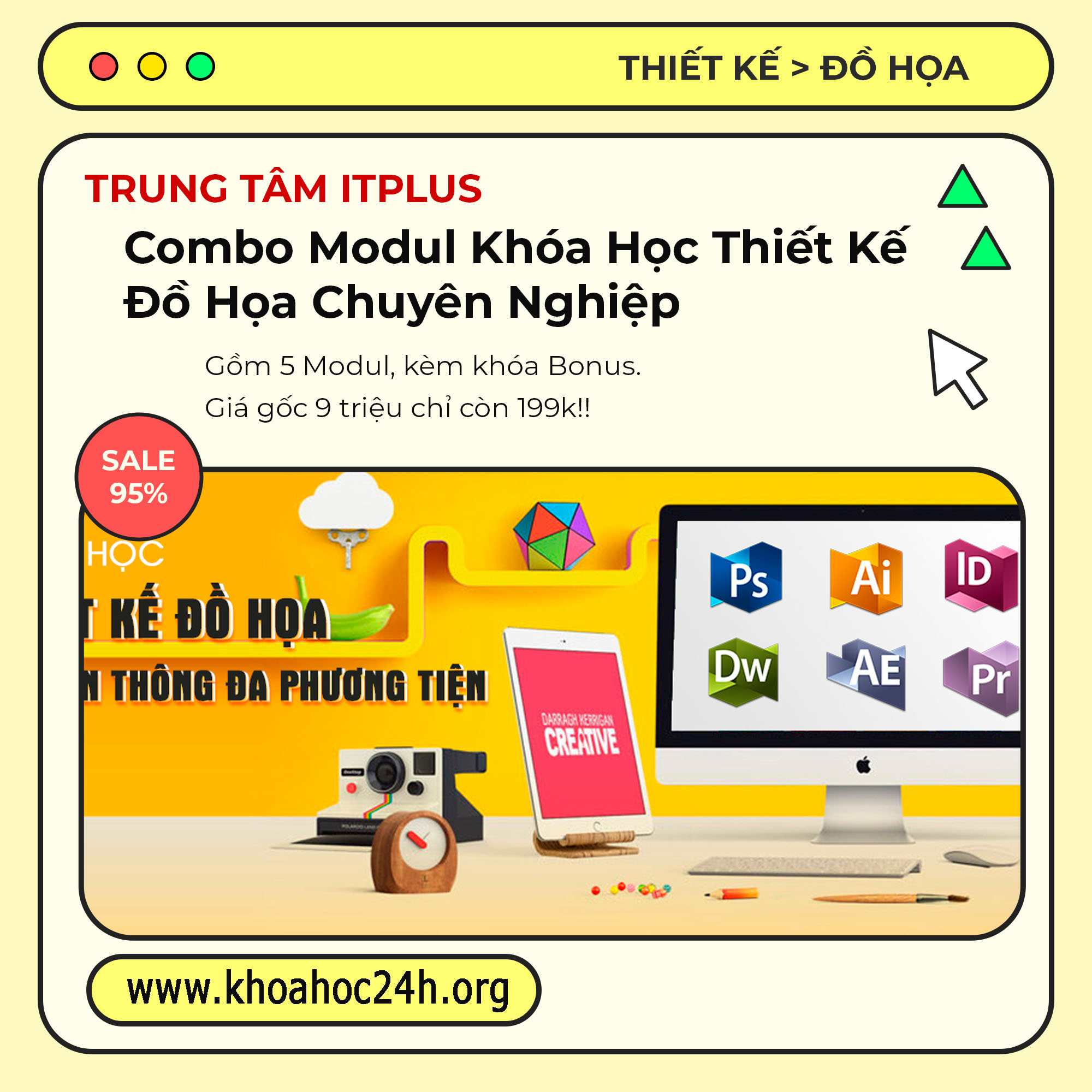 Khóa Học Thiết Kế Đồ Họa Chuyên Nghiệp – Itplus Academy