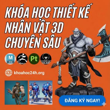 Khoá Học Thiết Kế Nhân Vật 3D Chuyên Sâu