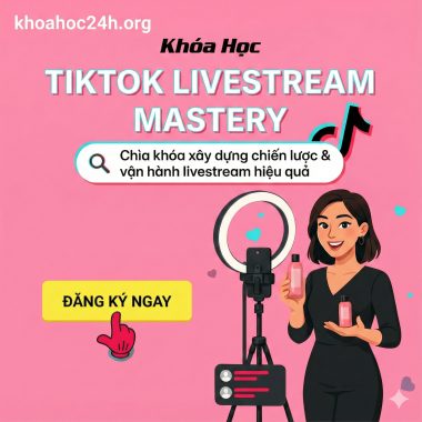 Khóa Học Xây Dựng Chiến Lược Và Vận Hành Livestream Hiệu Quả