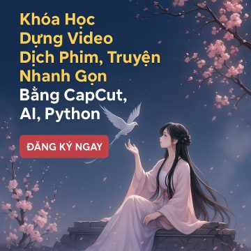 Share Khóa Học Dựng Video Dịch Phim, Truyện Nhanh Gọn Bằng Capcut,Ai,Python