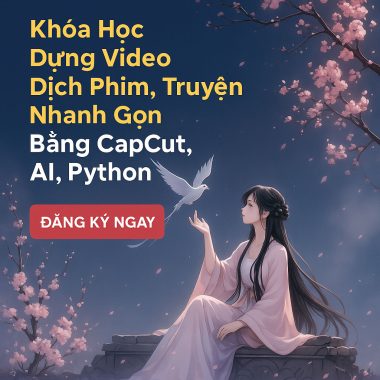 Share Khóa Học Dựng Video Dịch Phim, Truyện Nhanh Gọn Bằng Capcut,Ai,Python