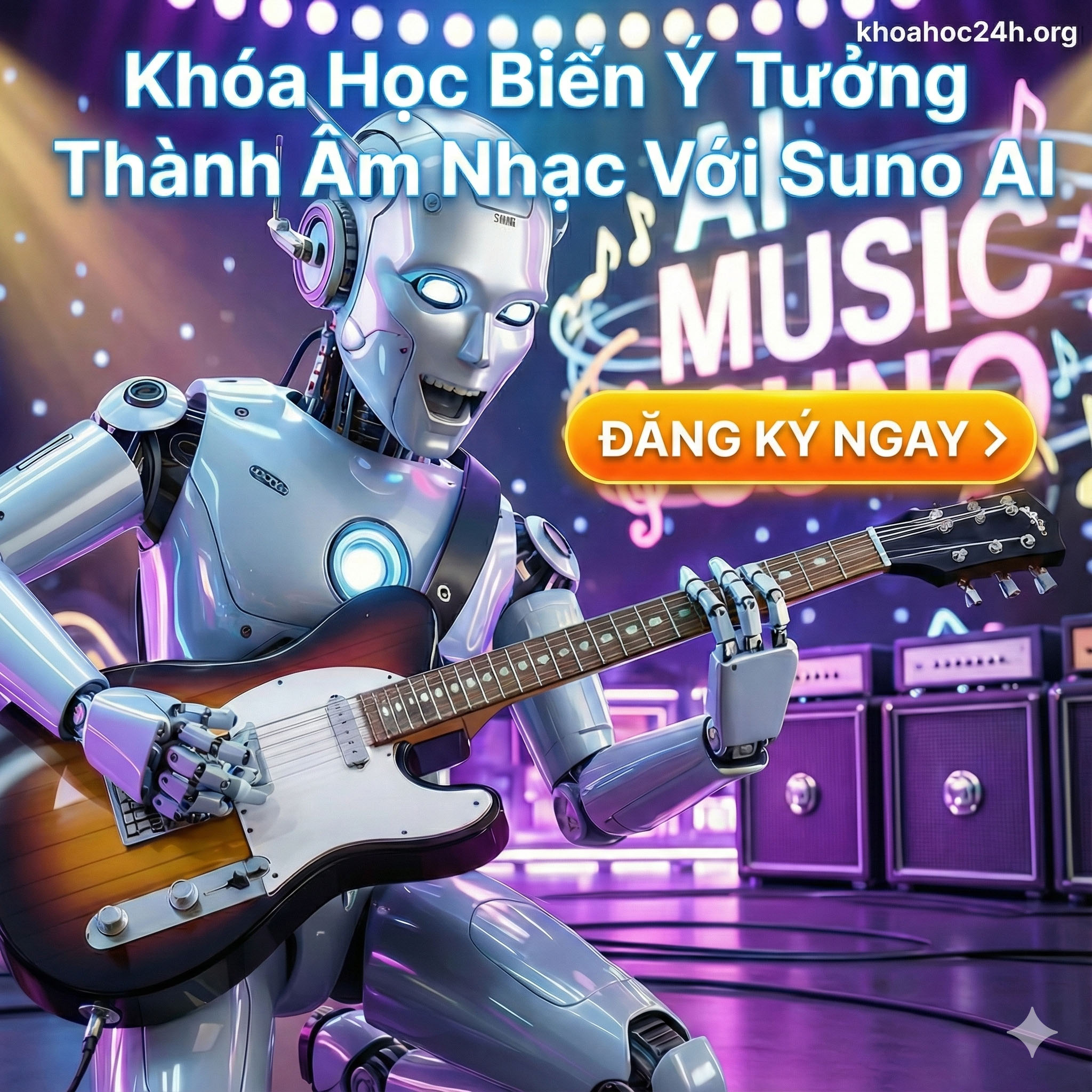 Khóa Học Biến Ý Tưởng Thành Âm Nhạc Với Suno AI