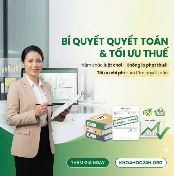 Khóa Học Chia Sẻ Bí Quyết Quyết Toán Và Tối Ưu Thuế Mới Nhất