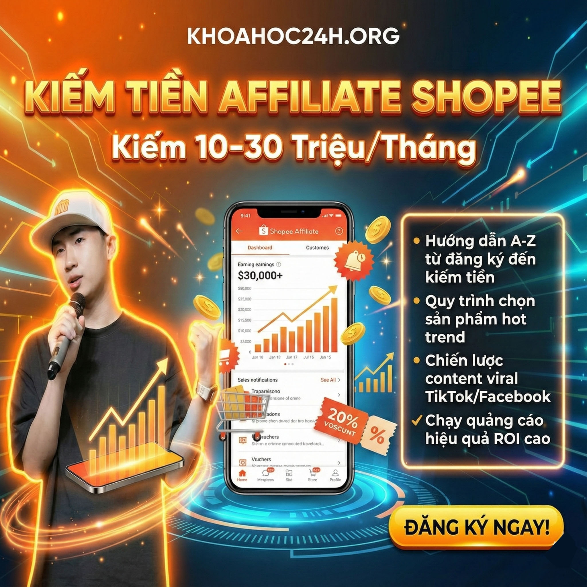 Khóa Học Shopee Affiliate 2025 – 2026 Cùng Phan Đức Nho