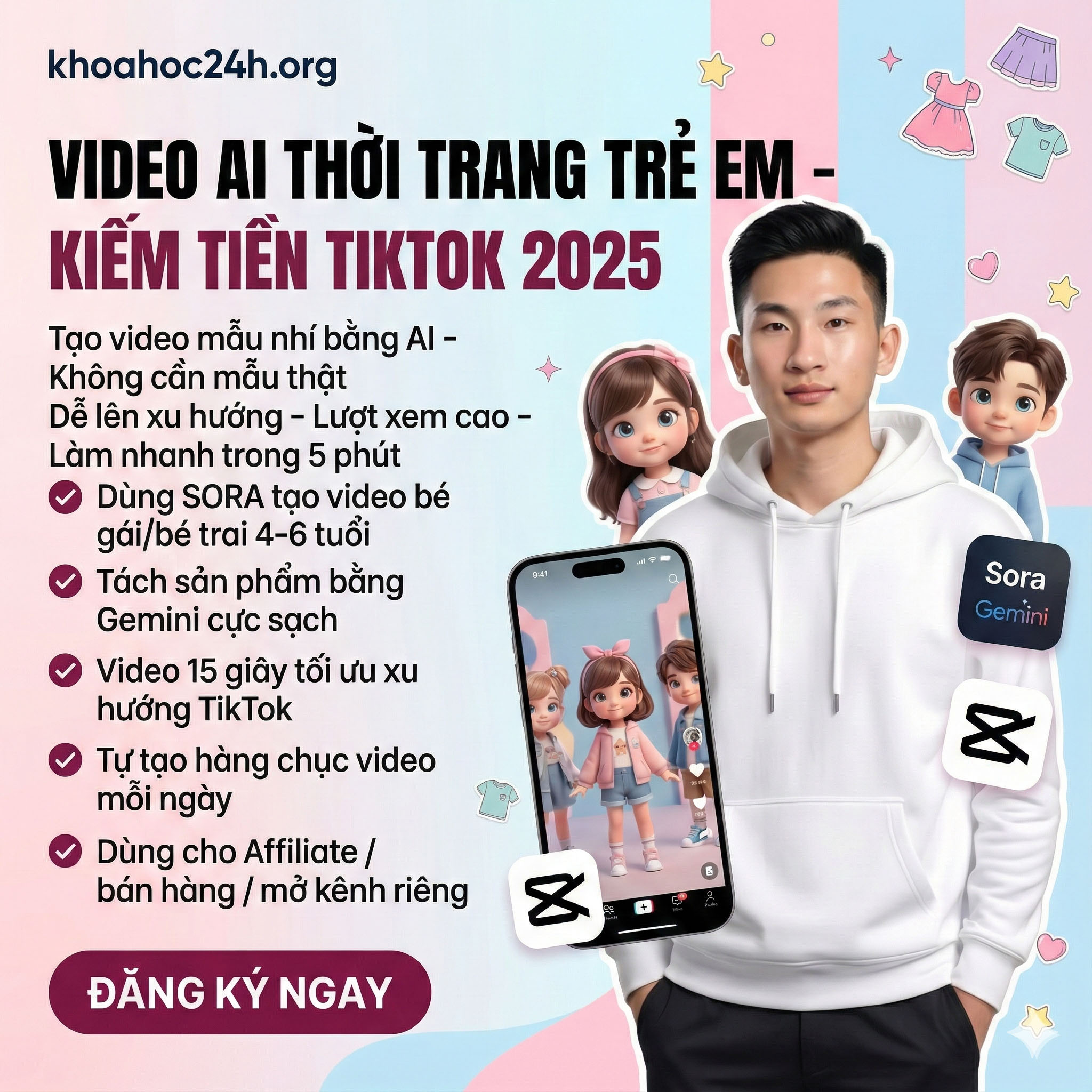 Khóa Học Tạo Video Thời Trang Trẻ Em Bằng AI Khóa Học Tạo Video Thời Trang Trẻ Em Bằng AI