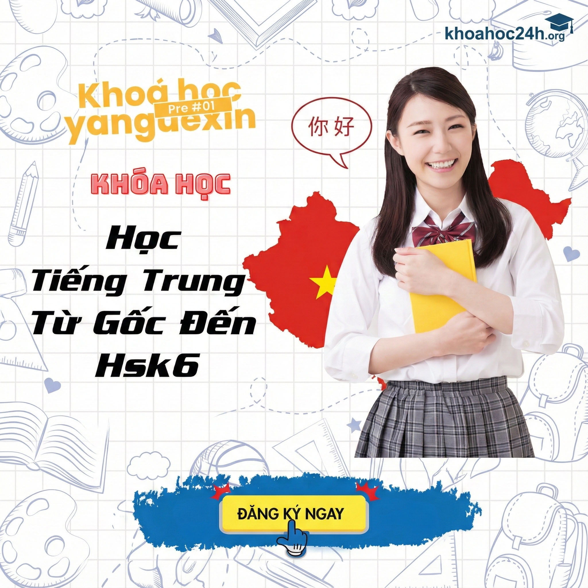 Khóa Học Tiếng Trung Yangdexin Từ Gốc Đến Hsk6