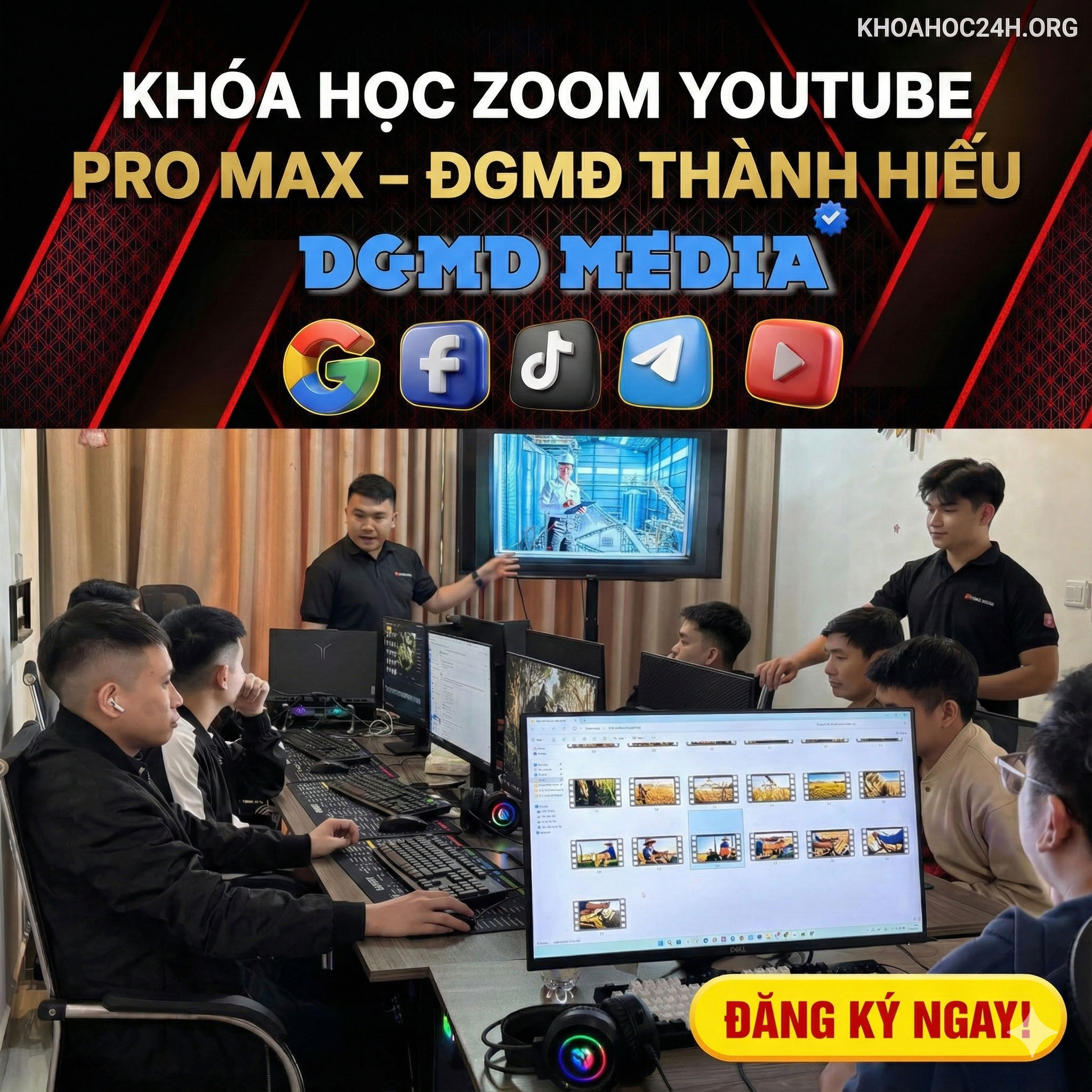 Khóa Học Zoom YouTube Pro Max – ĐGMĐ Thành Hiếu