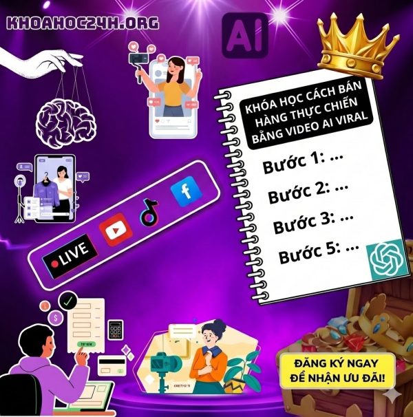 Chia Sẻ Cách Bán Hàng Thực Chiến Bằng Video AI Viral [ Nổ Đơn Ngay]