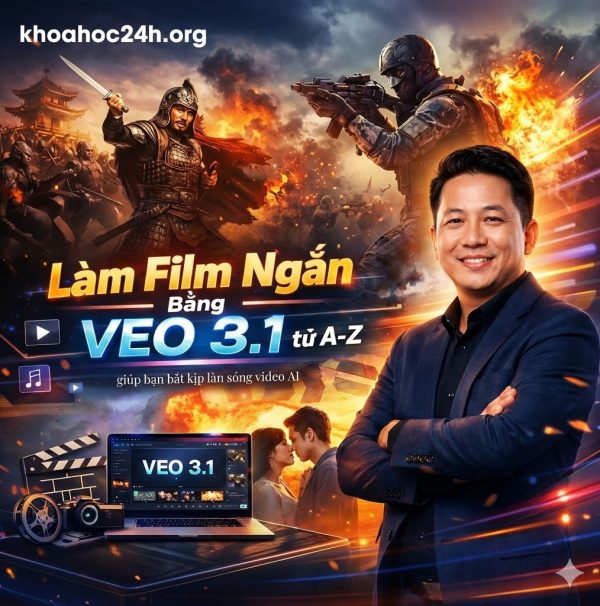 Khóa Học Đào Tạo Film AI Online Bằng VEO 3.1 Từ A – Z
