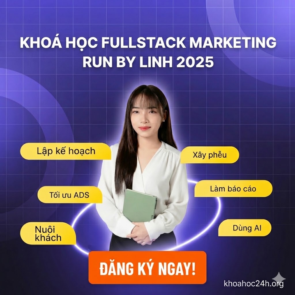 Khóa Học Fullstack Marketing Thực Chiến Run By Linh 2025