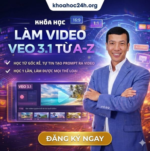 Khóa Học Làm Video VEO 3.1 Từ A – Z Cùng Lê Đăng Khương