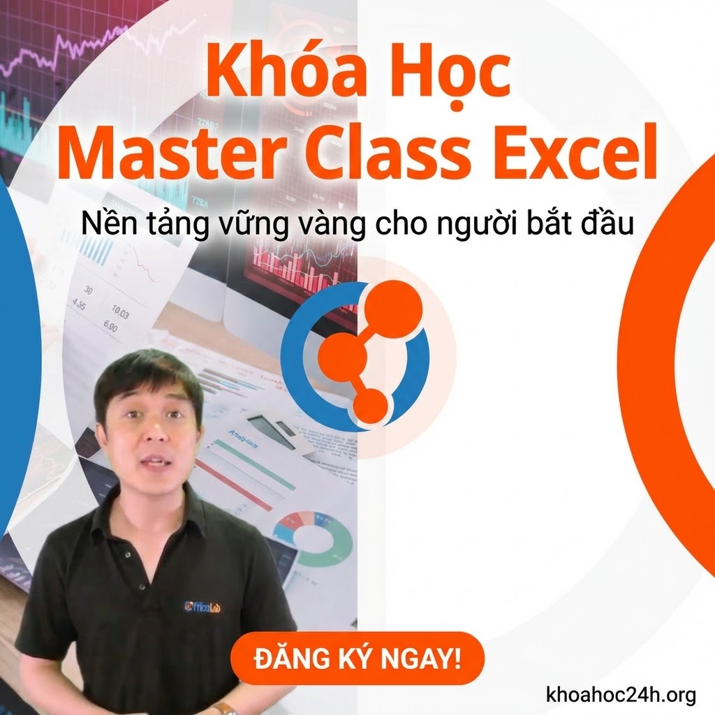 Khóa Học Master Class Excel Nền tảng vững vàng cho người bắt đầu