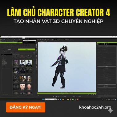 Làm Chủ Character Creator 4 – Tạo Nhân Vật 3D Chuyên Nghiệp