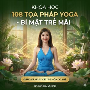 Khóa Học 108 Tọa Pháp Yoga – Bí Mật Trẻ Mãi