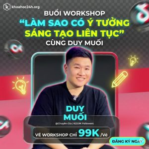 Buổi Workshop “Làm sao có ý tưởng sáng tạo liên tục” Cùng Duy Muối