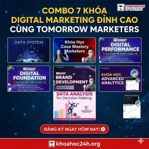 Combo 7 Khóa Digital Marketing Đỉnh Cao Cùng Tomorrow Marketers