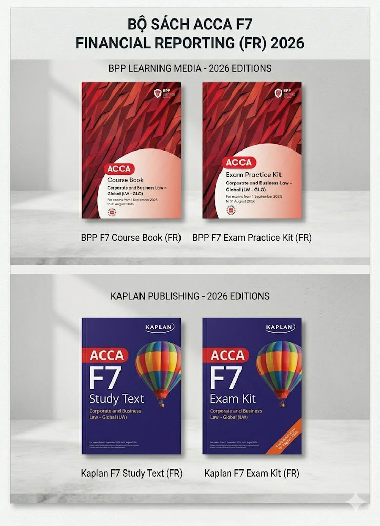 F7 Kaplan and BPP bundle 2026 F7 Kaplan and BPP bundle 2026